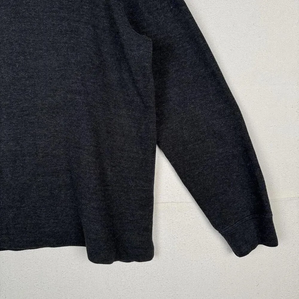 Polo Ralph Lauren Sweater 1/4 Zip Mens XL XLarge‎ Gray Pullover Soft Touch